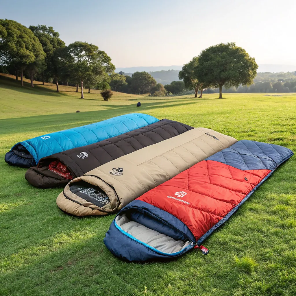 Assortment of sleeping bags